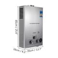 Miniatyrbild 2 av 2: Propangas Snabb Varmvattenberedare, 36 KW Effekt, LED-display,12L