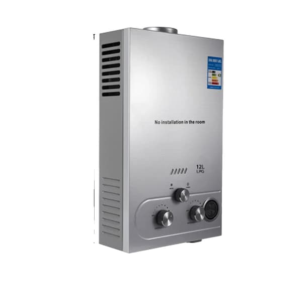 Propangas Snabb Varmvattenberedare, 36 KW Effekt, LED-display,12L