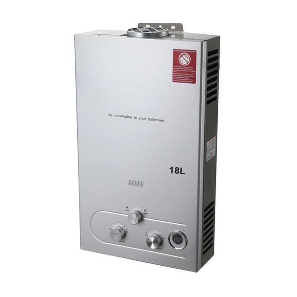 Vandvarmer uden tank, 18L kapacitet, 36KW effekt, lys grå, 18L