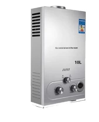 Välitön kaasuvesivaraaja, 8L-18L tuotto, 12KW-36KW teho,10L 20KW