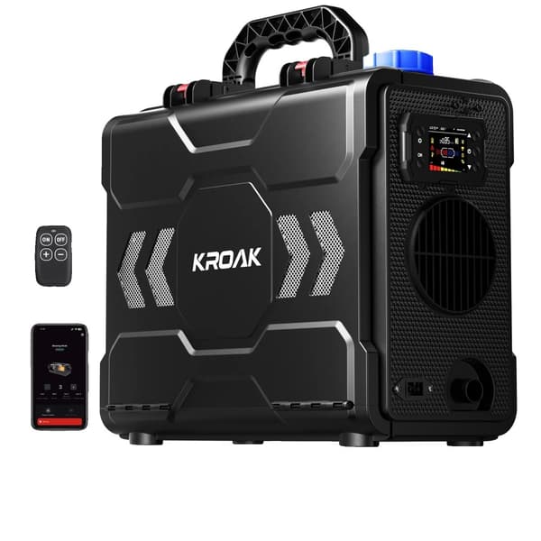 Bärbar diesel luftvärmare, 8000W effekt, Bluetooth-appkontroll