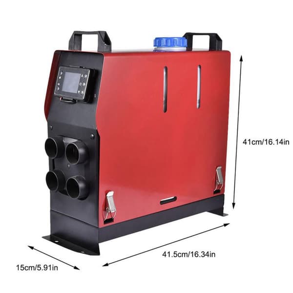 Diesel Luftvärmare, 5KW Effekt, Fjärrkontroll med LCD-display