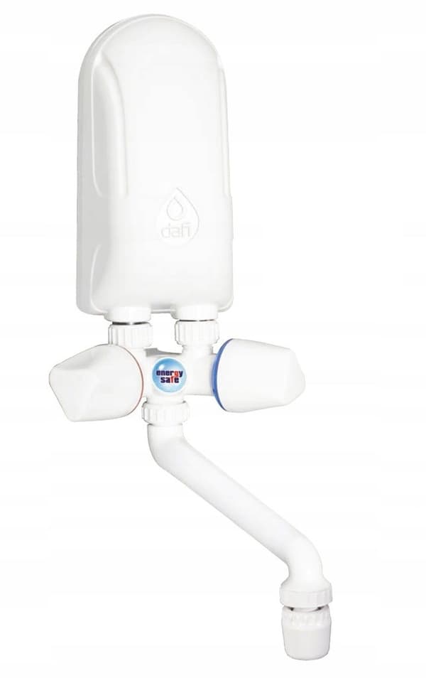 Dafi POZ02412 varmvattenberedare Krom, Vit