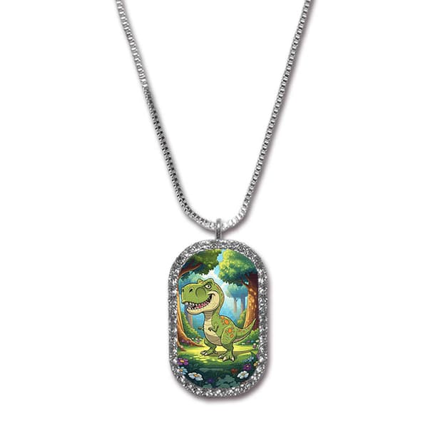 Barn Tecknad Dinosaurie Tyrannosaurus Rex Halsband