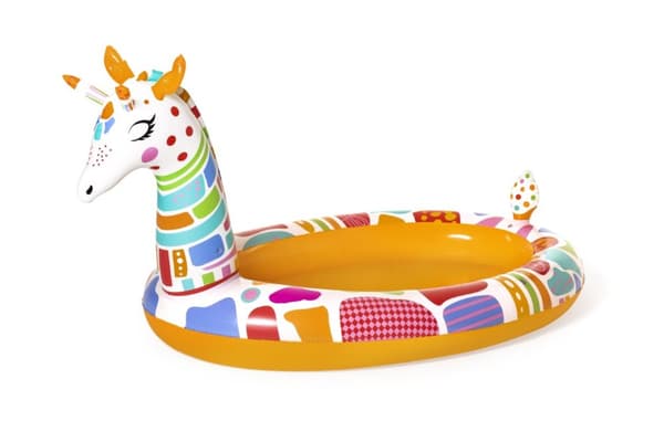 Giraff badbassäng m. spruta 266x157x127 cm