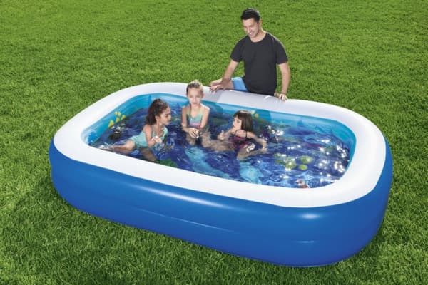 3D Undervattensäventyr Pool 262x175x51 cm