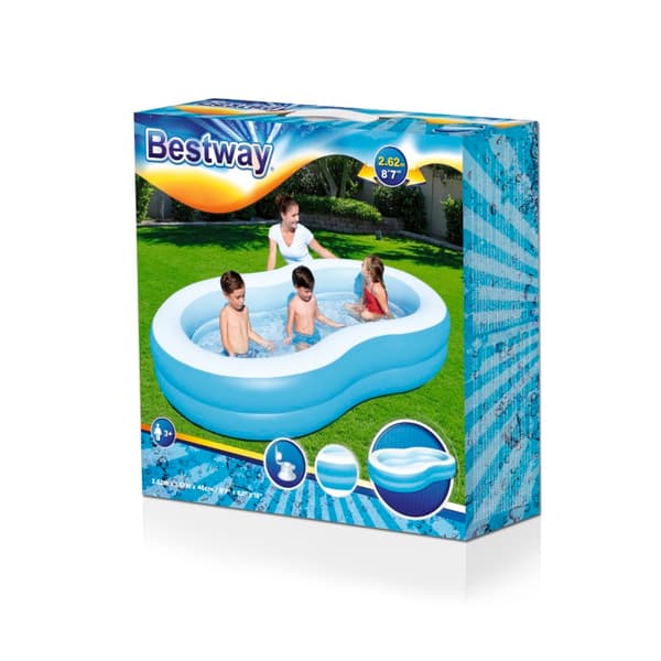 Badbassäng Family Pool ''Lagoon'' 262x157x46 cm
