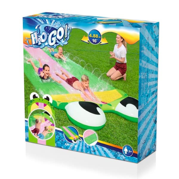 H2OGO Trippel Vattenkana  ''Friendly Frog'' 488cm - ny 2022 model