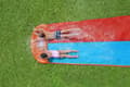 Miniatyrbild 6 av 8: H2OGO! Vatten '' Tsunami Splash Ramp'' Dubbel Vattenkana 488cm