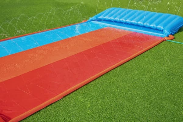 H2OGO! Vatten '' Tsunami Splash Ramp'' Trippel Vattenkana 488cm