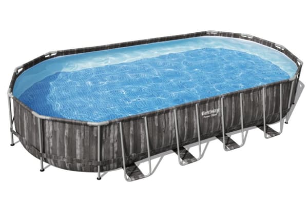 Bestway  Power Steel 732 x 366 x 122 cm Oval pool m/stege mv