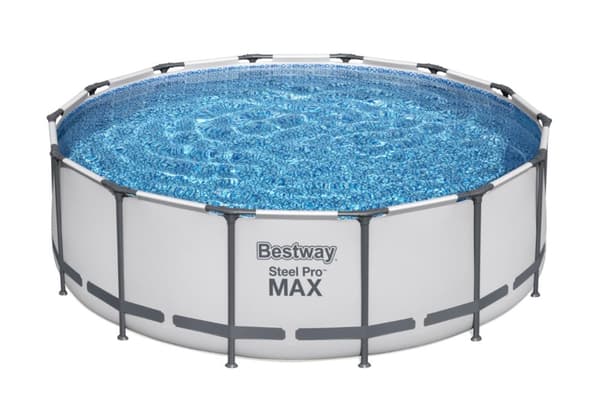 Bestway Steel Pro MAX Frame Pool 427 x 122 cm m/pump, stege, etc.