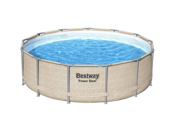 Bestway Power Steel  396 x 107 cm m/Baldakin, pump, stege m.m.