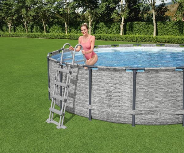 Bestway Steel Pro Max Frame Pool 549 x 122cm m/pump, stege - Ny modell!