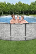 Miniatyrbild 5 av 10: Bestway Steel Pro Max Frame Pool 549 x 122cm m/pump, stege - Ny modell!