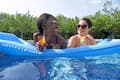 Miniatyrbild 6 av 10: Bestway Steel Pro MAX Frame Pool 396 x 122cm m/pump, stege, etc.