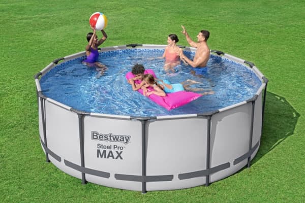 Bestway Steel Pro MAX Frame Pool 396 x 122cm m/pump, stege, etc.