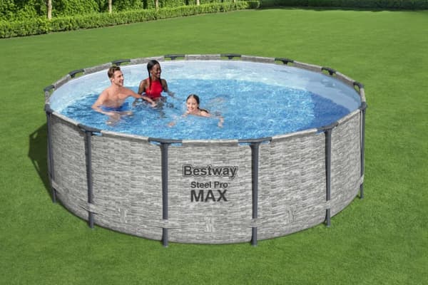 Bestway Steel Pro Max Frame Pool 427 x 122 cm - Prismatic Stone Ny modell!