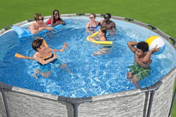 Bestway Steel Pro Max Frame Pool 427 x 122 cm - Prismatic Stone Ny modell!
