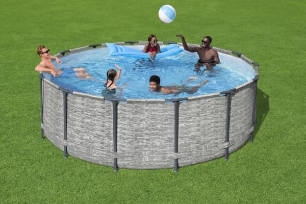 Bestway Steel Pro Max Frame Pool 427 x 122 cm - Prismatic Stone Ny modell!