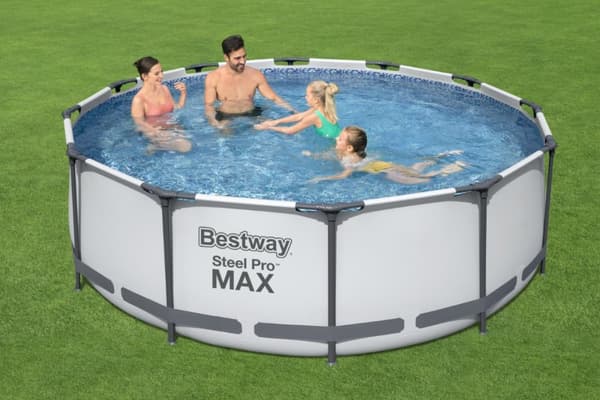 Bestway Steel Pro MAX Frame Pool 366 x 100cm m. filter pump, stege