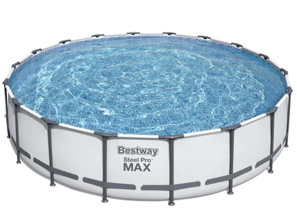 Bestway Steel Pro MAX Frame Pool 549 x 122cm m/pump, stege, etc.