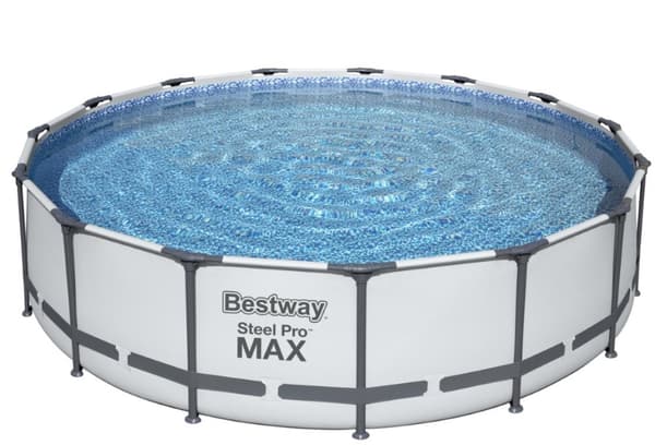 Bestway Steel Pro MAX Frame Pool 457 x 107 cm m/pump, stege, etc.