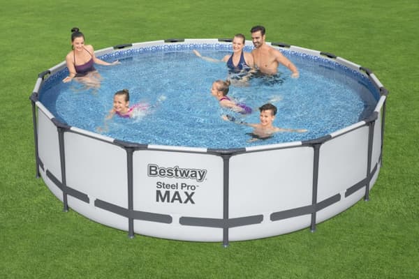 Bestway Steel Pro MAX Frame Pool 457 x 107 cm m/pump, stege, etc.