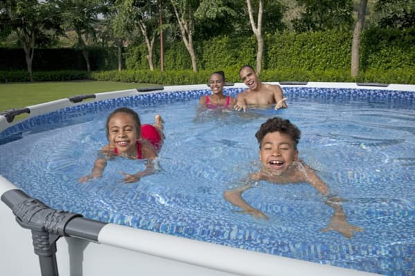 Bestway Steel Pro MAX Frame Pool 427 x 84 cm m. filter pumpe