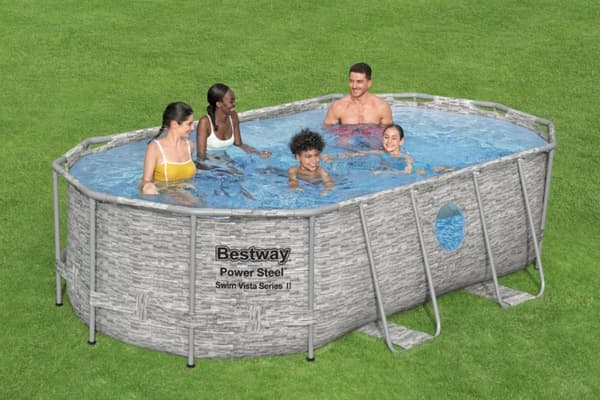 Bestway  Power Steel  Swim Vista II 427 x 250 x 100 cm - Ny modell!