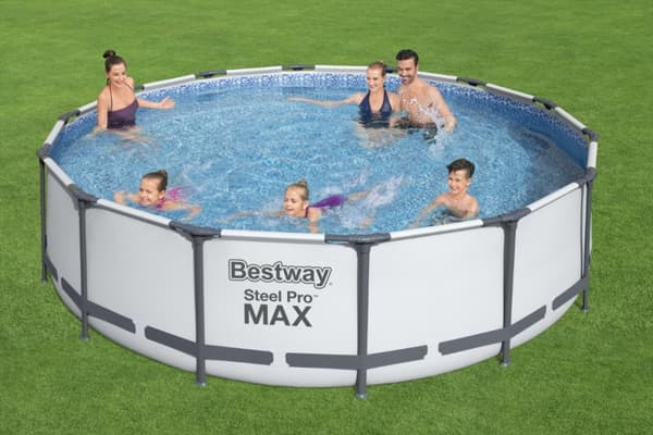Bestway Steel Pro MAX Frame Pool 427 x 107cm m/pump, stege, etc.
