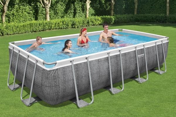 Bestway  Power Steel Rektangulär pool 549 x 274 x 122 cm Specialutgåva