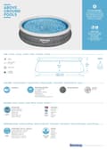 Miniatyrbild 8 av 8: Bestway Fast Set Pool Set 366 x 76cm m. filter Pump