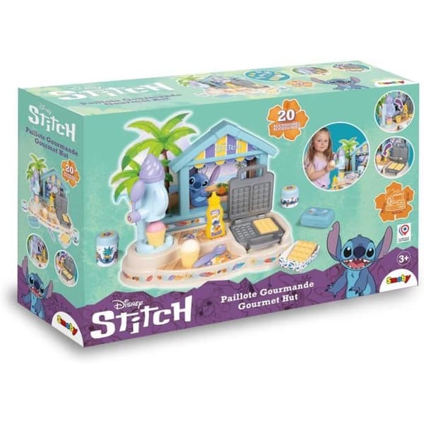 SMOBY - Stitch Gourmet Paillote - Glassmaskin och våffelmaskin