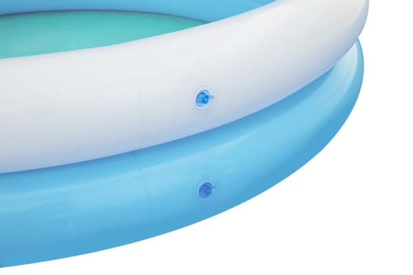 Bestway Sharktastic Uppblåsbar Sprinkler Lekpool för Barn 1,63 m x 1,27 m x 92 cm