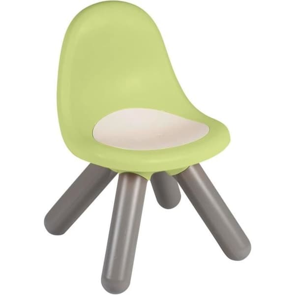 Smoby Life - Omenanvihreä lastentuoli - Puhalletut jalat - Sisä- ja ulkokäyttöön - UV-suojattu
