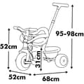Miniatyrbillede 3 af 5: SMOBY - Be fun - Be Fun Komfort Trehjulet Cykel