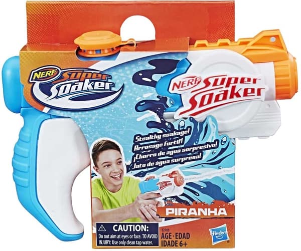 Vattenpistol 21 cm nerf super soaker piranha vatten pistol
