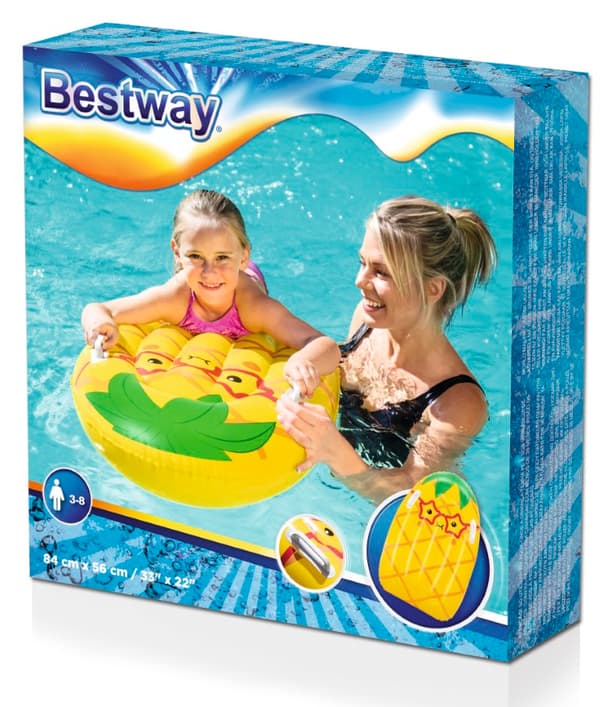 Bestway Surf Buddy 84 x 56 cm, Gul