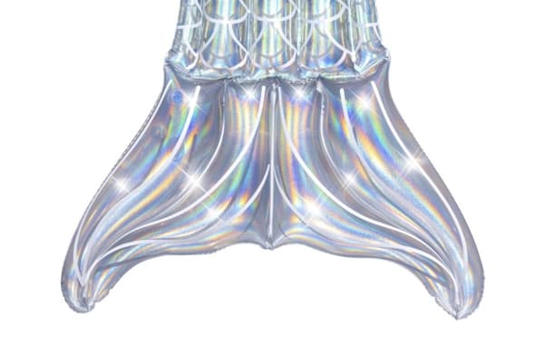 Bad Luftmadrass Iridescent Mermaid Tail Lounge