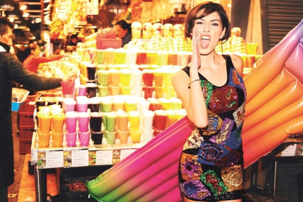 Bad Luftmadrass ''Fashion Rainbow'' 183 x 69 cm