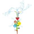 Miniatyrbillede 2 af 3: Blomstersprinkler om sommeren
