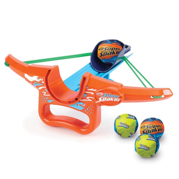 Nerf käsikäyttöinen raketti vettä imevillä kuulilla