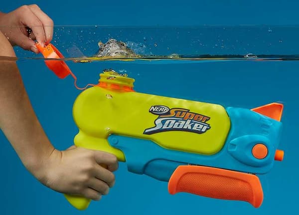 NERF Wave Spray 33 cm vannpistol med bølgefunksjon barn