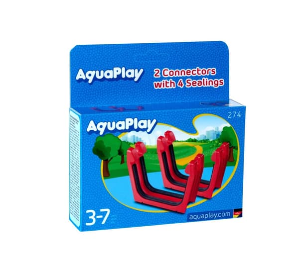 AquaPlay  2-pak tilslutningsdel og tætningslister