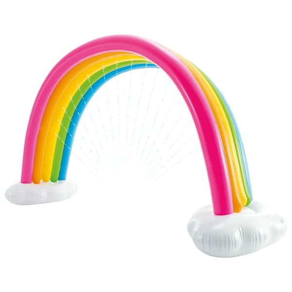 INTEX Rainbow Cloud-vandsprinkler flerfarvet 300x109x180 cm