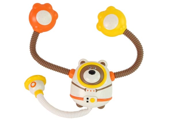 Badvattenleksak Teddy Bear Spaceman Batteridriven dusch