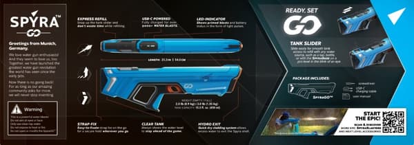 SpyraGo Blue