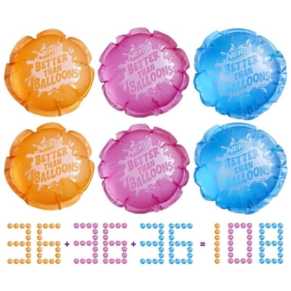 Nerf Better than Balloons 108 water pods