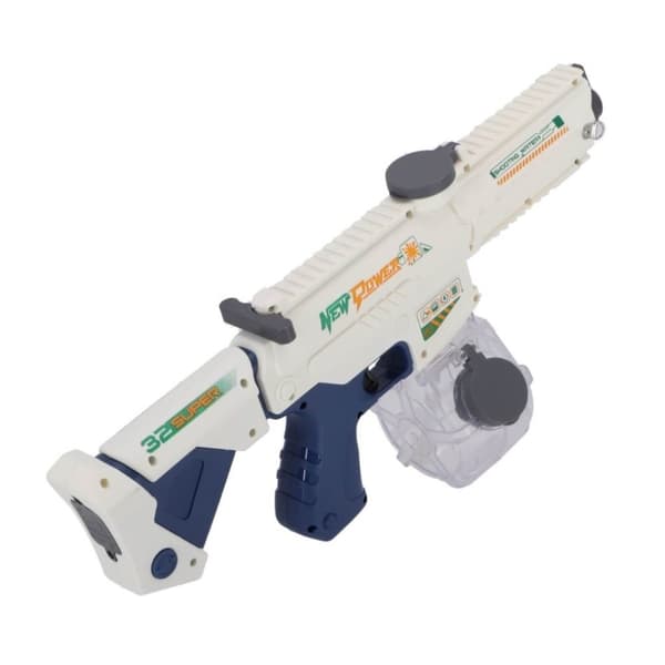 Elektrisk vandpistol 43 cm Hvid/Blå
